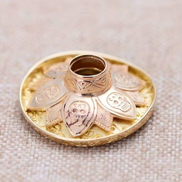 Day of the Dead Sugar Skull Sombrero Necklace / Pendant #734 - Picture 10 of 12